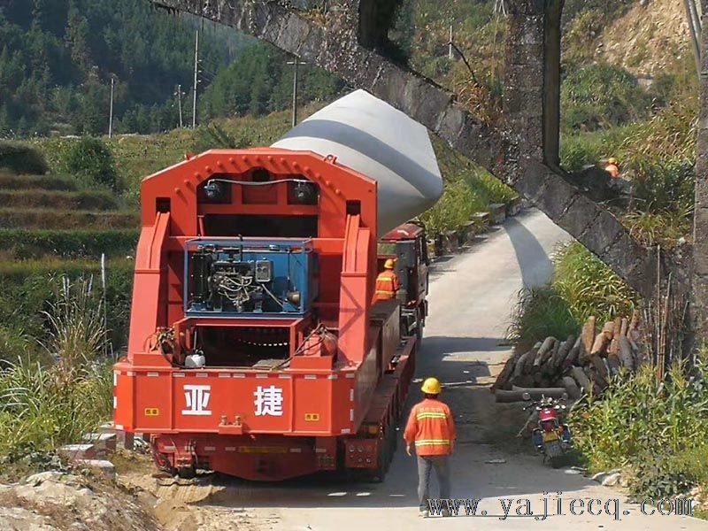 广西桂林灌阳正江岭风电场项目运输